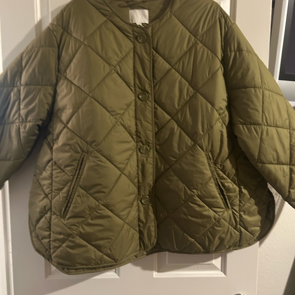 H&M Olive Green Puffer Jacket